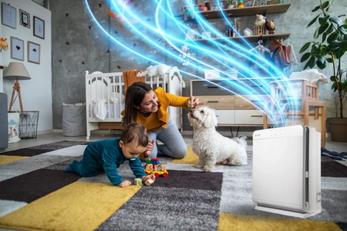Aire sano y saludable con los purificadores de Mitsubishi Electric. Imagen ambiente