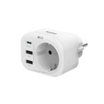 Hama presenta un nuevo enchufe múltiple con USB para optimizar la conectividad en el hogar.