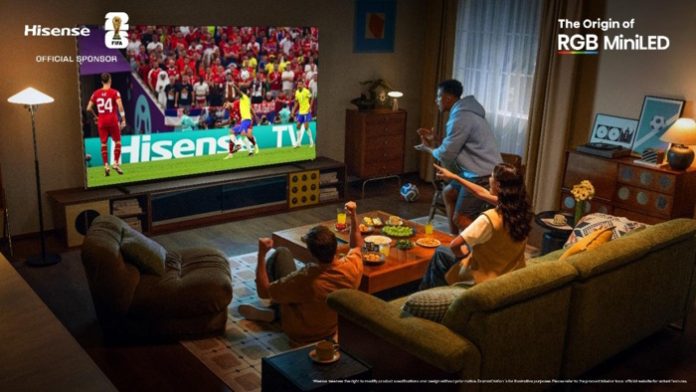 Hisense lleva la emoción de la FIFA World Cup 2026™ a los hogares con sus últimas innovaciones en imagen y proyección láser