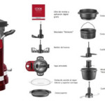 Cook Processor Artisan 5KCF0103 de KitchenAid con accesorios
