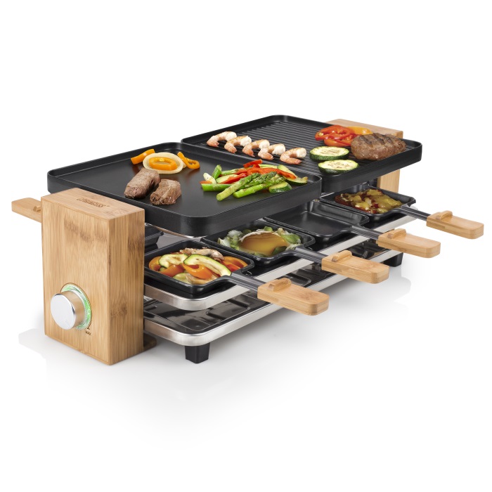 Disfruta de comidas divertidas con Princess, Raclette Pure x8 Disfruta de comidas divertidas con Princess, Raclette Pure x8