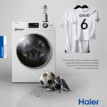 El vapor mejora la eficiencia de la nueva lavadora Haier un 13%.