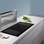 Extractor de encimera Siemens iQ700, tecnología visible únicamente cuando se necesita