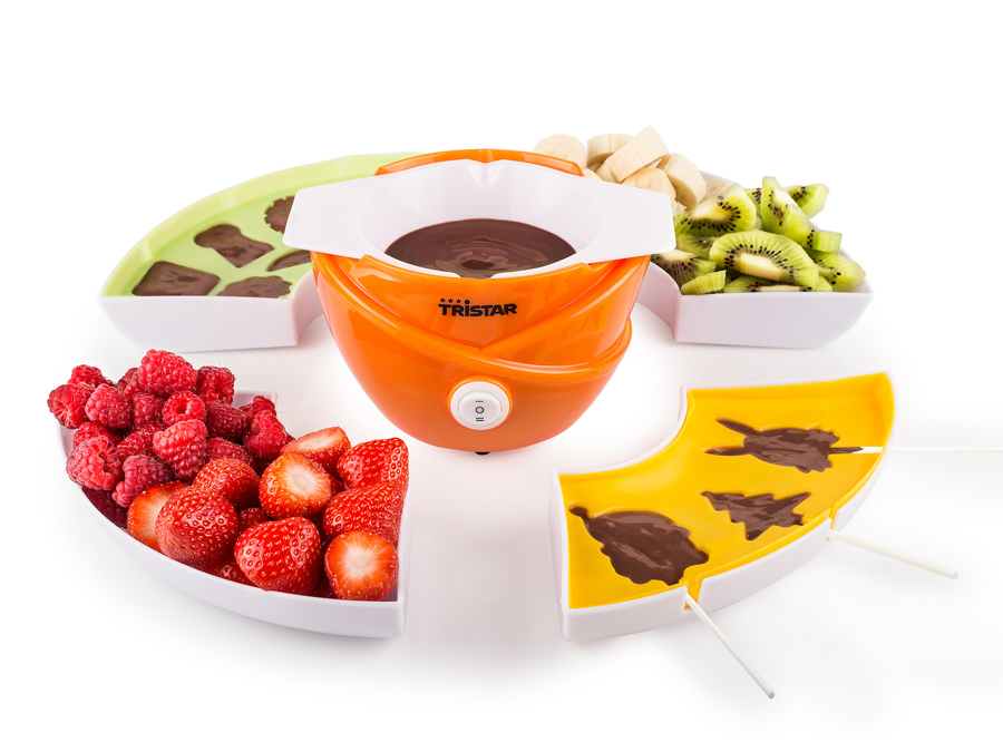 Navidades dulces y entrañables con la fondue de chocolate de Tristar Fondue chocolate Tristar CF-1604