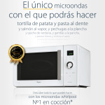 Portada Marron y Blanco microondas Whirlpool
