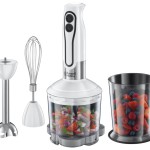 Recetas deliciosas y fácil almacenamiento con la gama EasyPrep de Russell Hobbs, batidora de mano 3 en 1