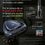 Un potente regalo por comprar el robot aspirador RX9 de AEG. Promoción