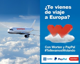 Worten y PayPal te llevan de viaje gratis por Europa Worten y PayPal te llevan de viaje gratis por Europa