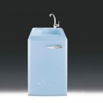 lavadora con fregadero y grifo smeg